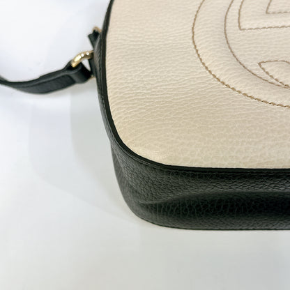 Gucci Soho Camera Bag in White / Black