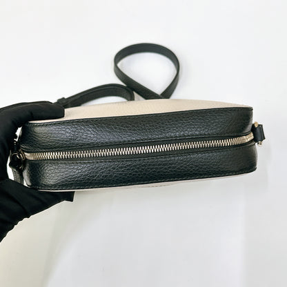 Gucci Soho Camera Bag in White / Black