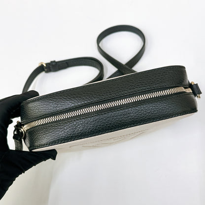 Gucci Soho Camera Bag in White / Black