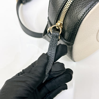 Gucci Soho Camera Bag in White / Black