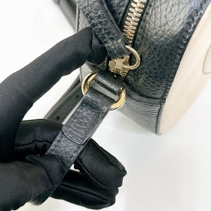 Gucci Soho Camera Bag in White / Black