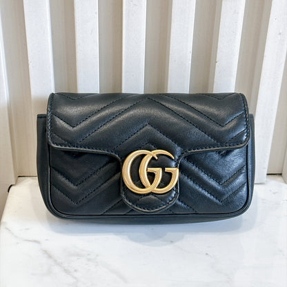 Gucci Marmont Supermini in Black