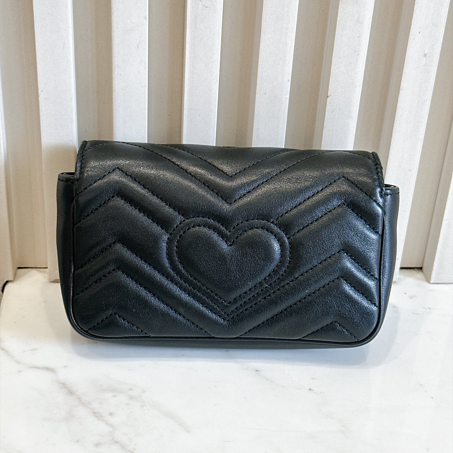 Gucci Marmont Supermini in Black