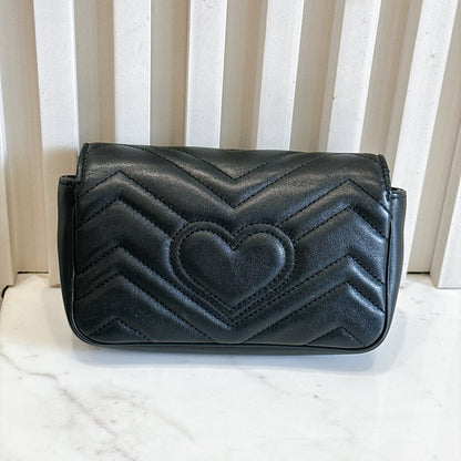 Gucci Marmont Supermini in Black