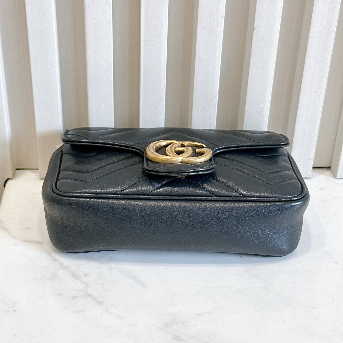 Gucci Marmont Supermini in Black