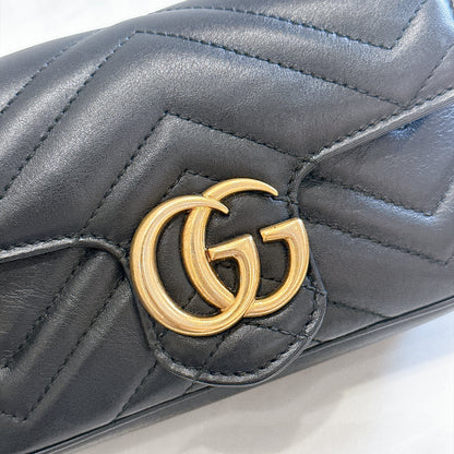 Gucci Marmont Supermini in Black