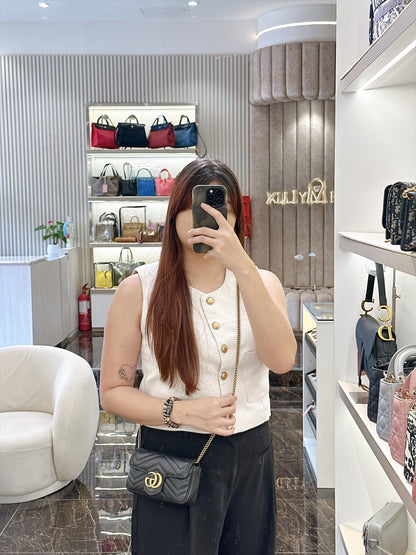 Gucci Marmont Supermini in Black