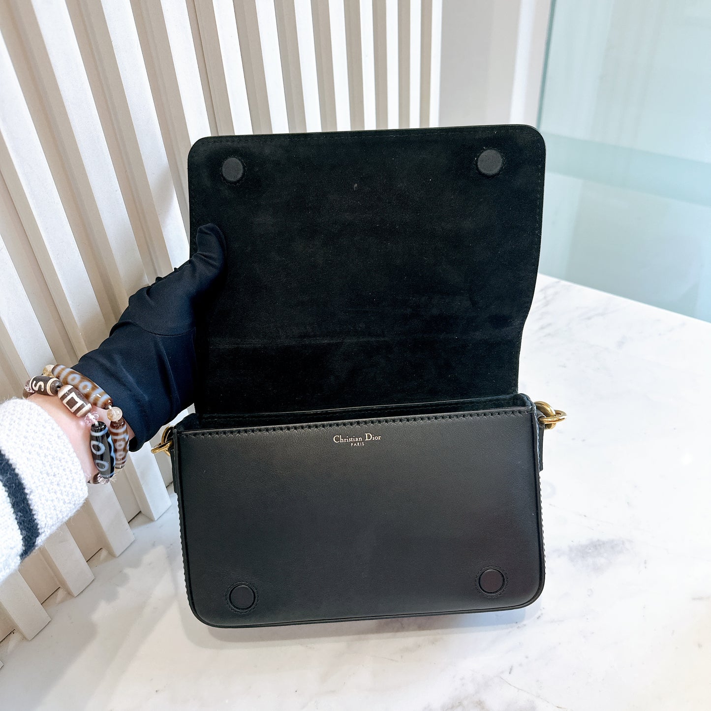 Dior Jadore Clutch with Handle Black