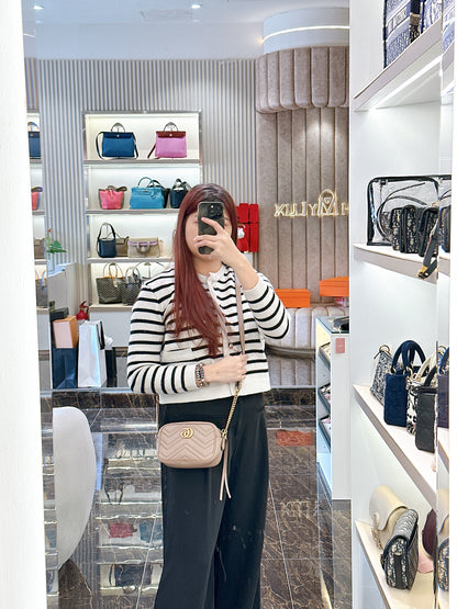 Gucci Marmont Camera Mini in Dusty Pink