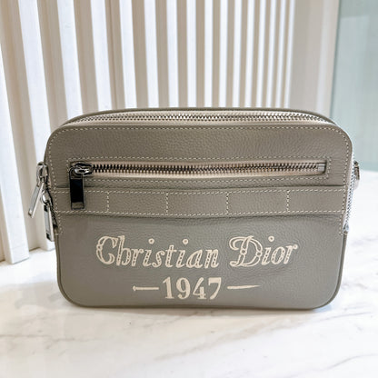 Dior Safari 1947 Messenger Bag in Grey