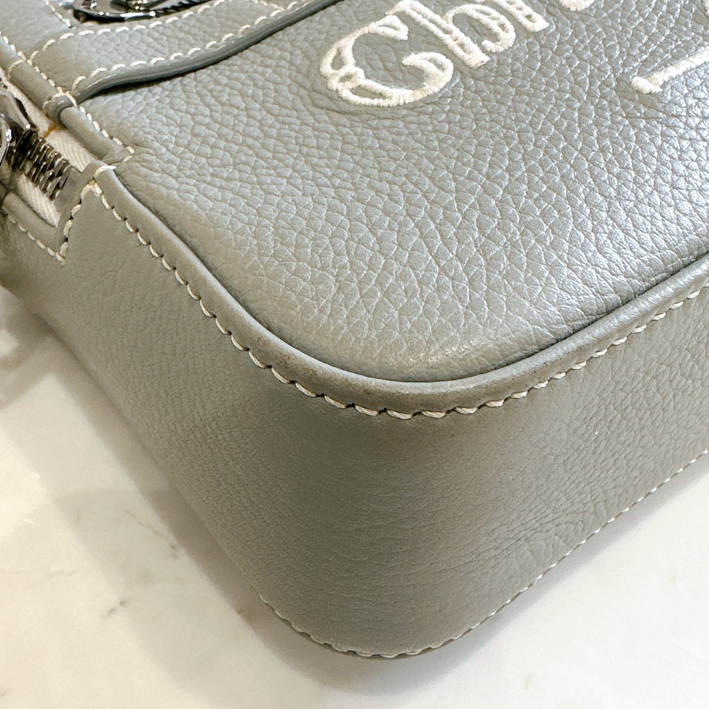 Dior Safari 1947 Messenger Bag in Grey