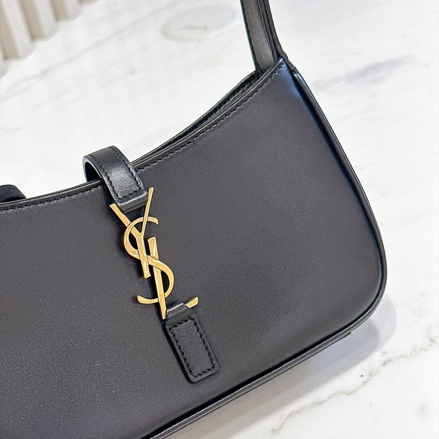 YSL Le 5 A Mini in Black