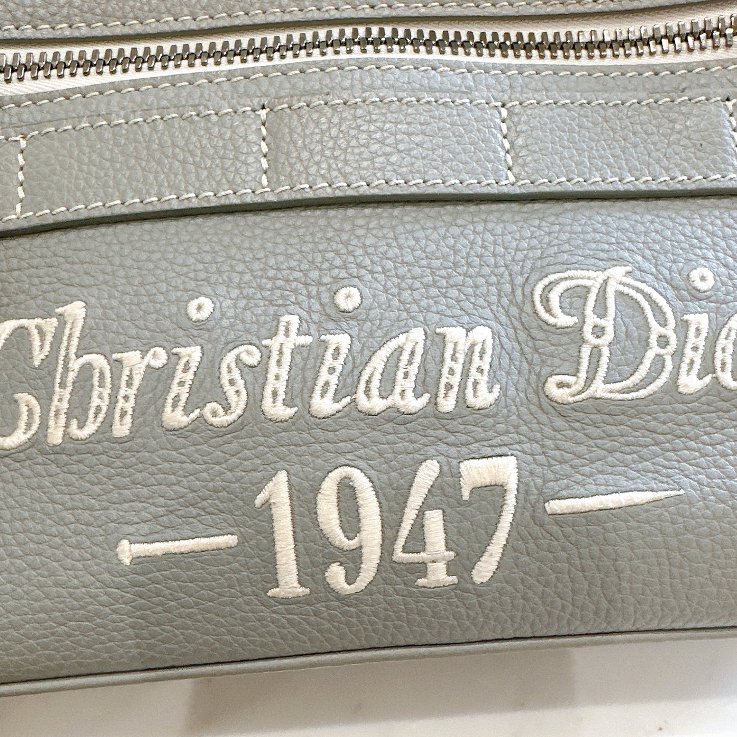 Dior Safari 1947 Messenger Bag in Grey