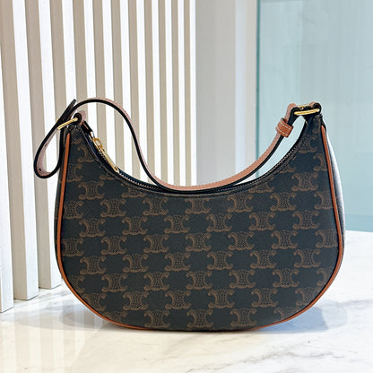 Celine Ava in Tan Triomphe Canvas