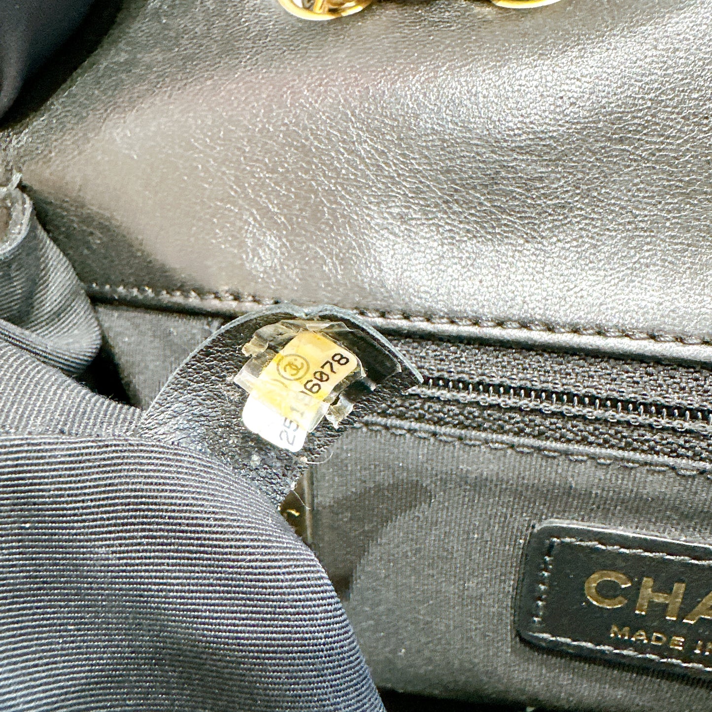 Chanel CC Braided Saddle Flap in Quilted Lambskin