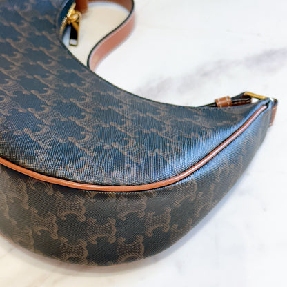 Celine Ava in Tan Triomphe Canvas