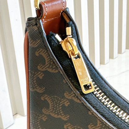 Celine Ava in Tan Triomphe Canvas