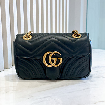Gucci Marmont Mini In Black