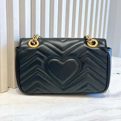 Gucci Marmont Mini In Black
