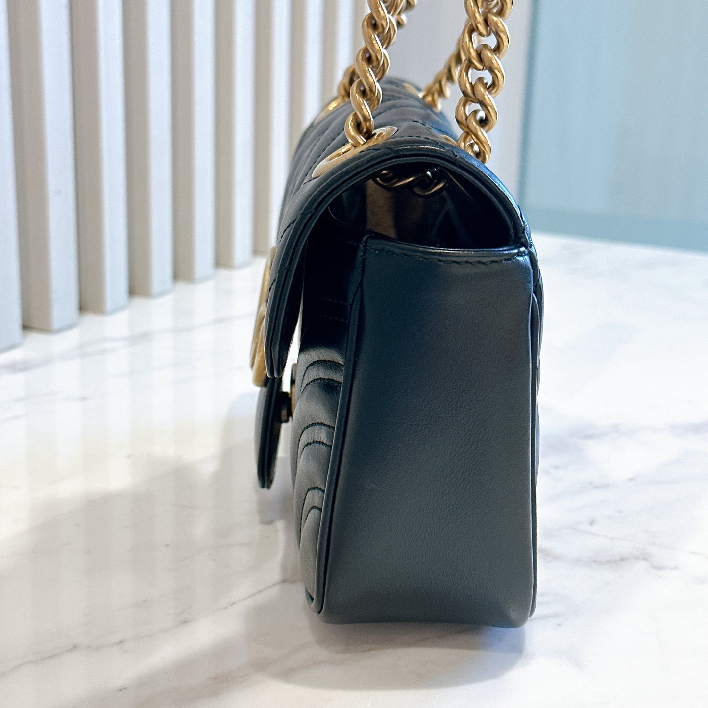Gucci Marmont Mini In Black