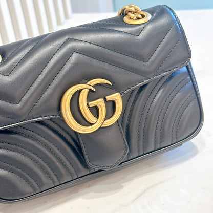 Gucci Marmont Mini In Black