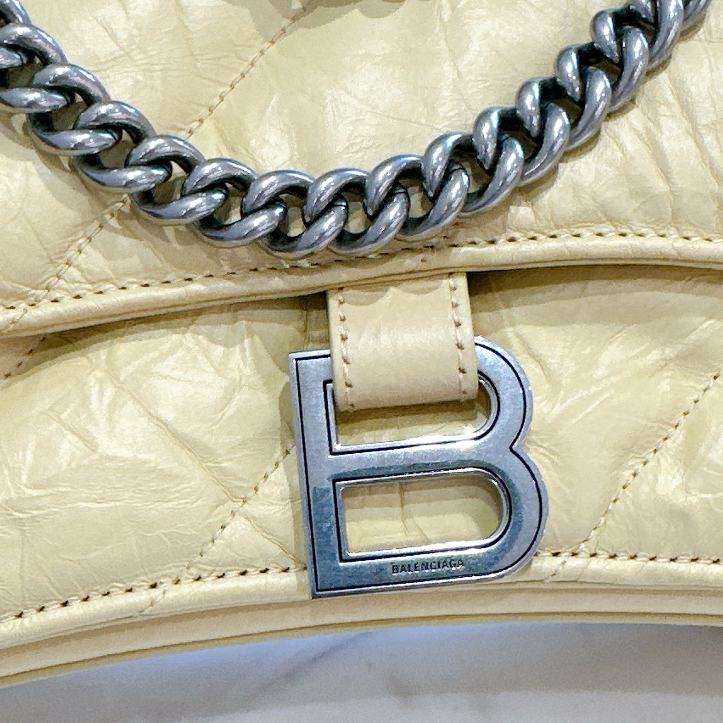 Balenciaga Crush Small in Yellow