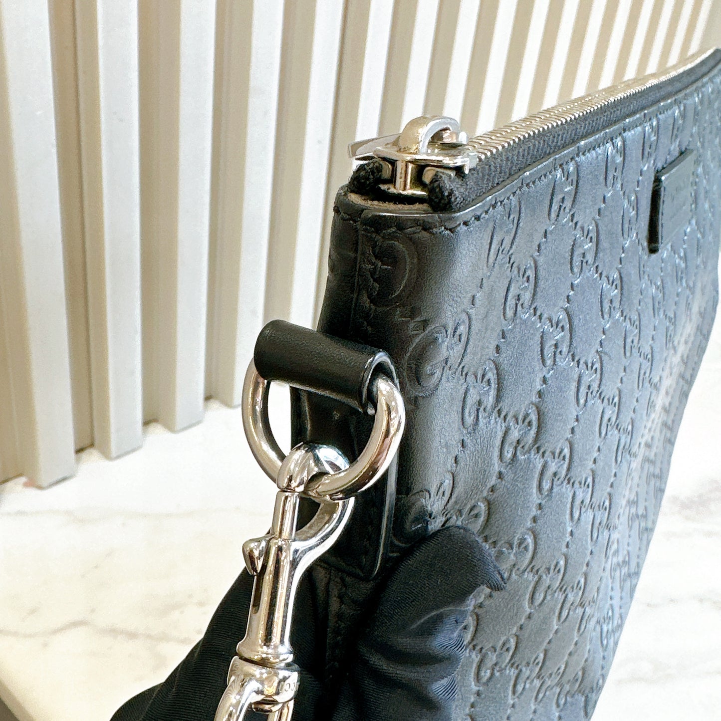 Gucci GG Guccissima Clutch in Black