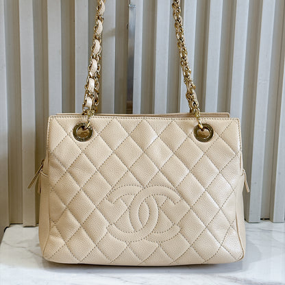 Chanel Petite Timeless Tote in Beige Colour