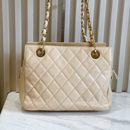 Chanel Petite Timeless Tote in Beige Colour