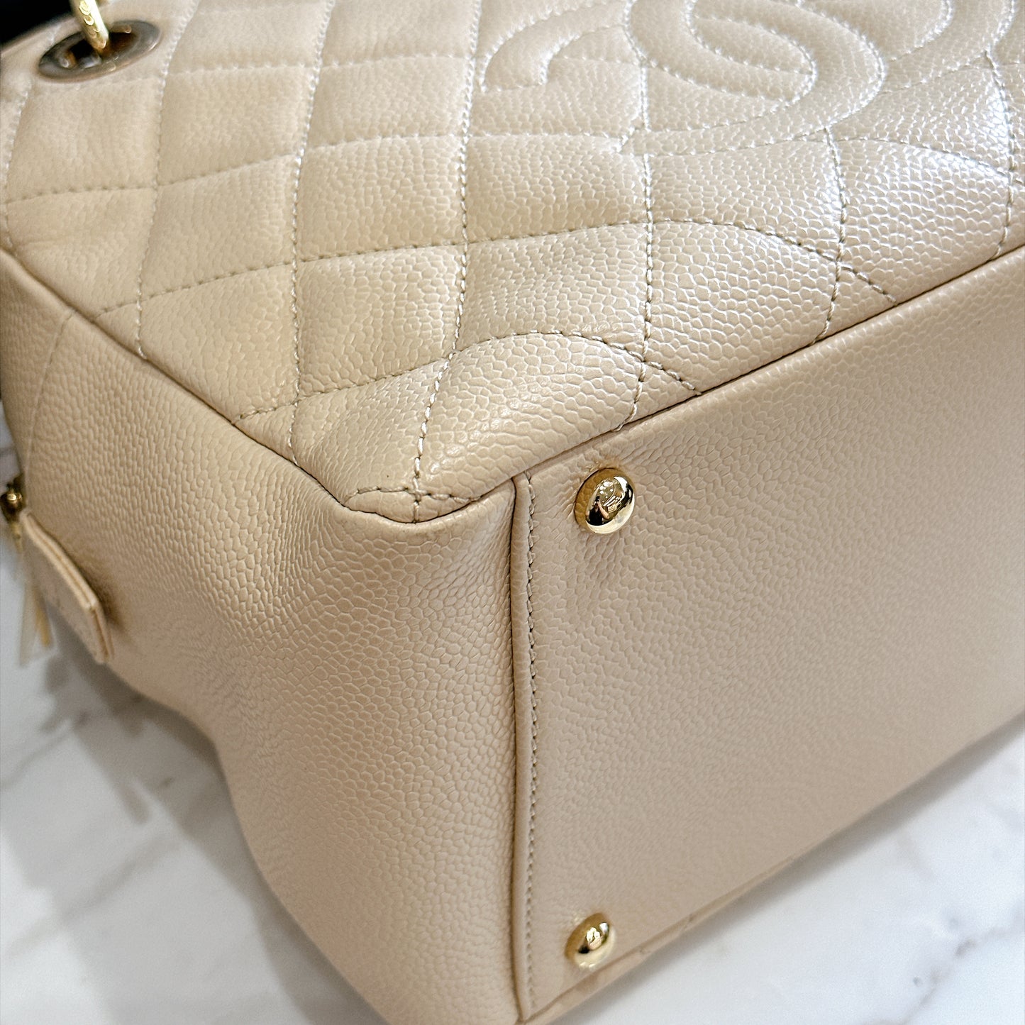 Chanel Petite Timeless Tote in Beige Colour