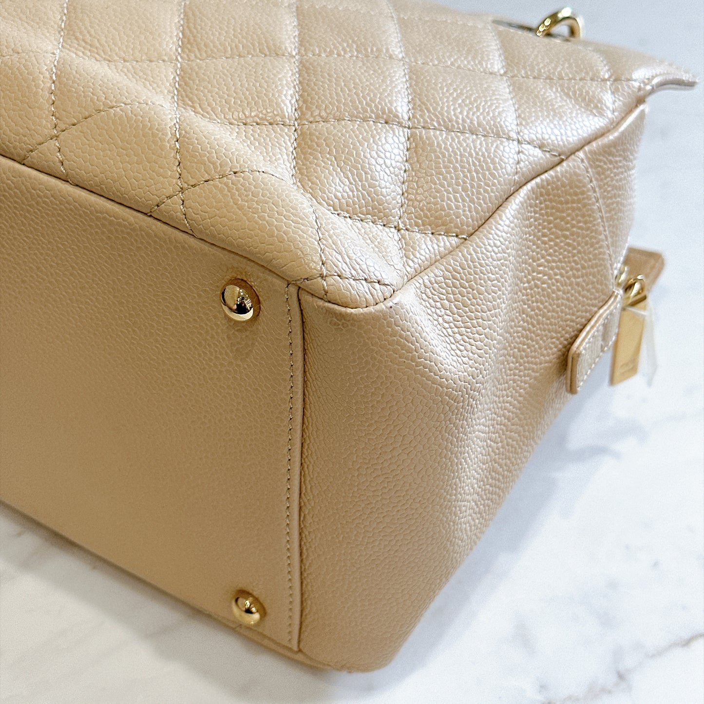 Chanel Petite Timeless Tote in Beige Colour