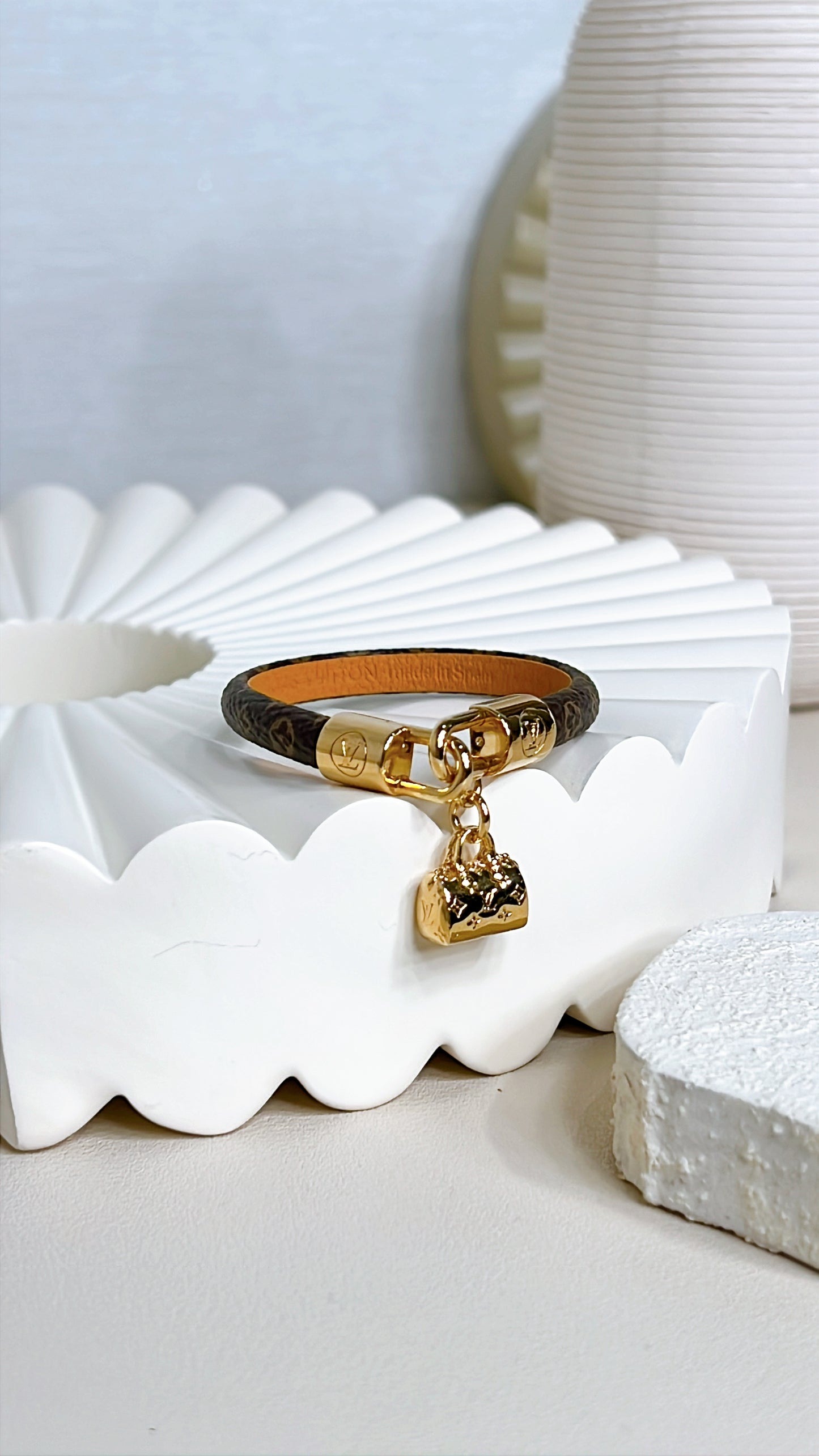 LV Monogram Bracelet Speedy Charm