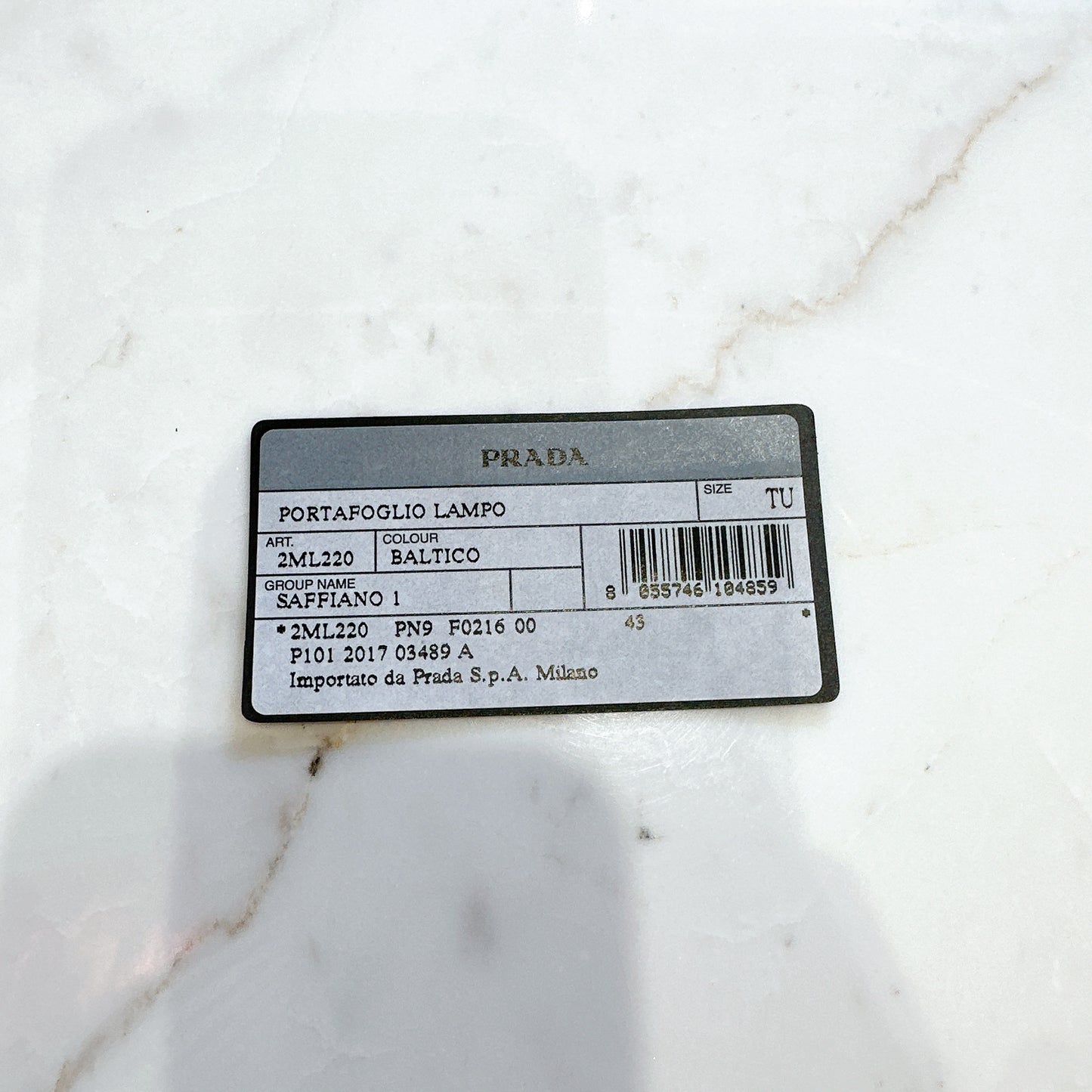 Prada 2ML220 Long Wallet