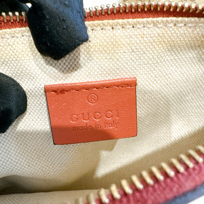 Gucci Canvas Large Tote Bag in Pink Leather