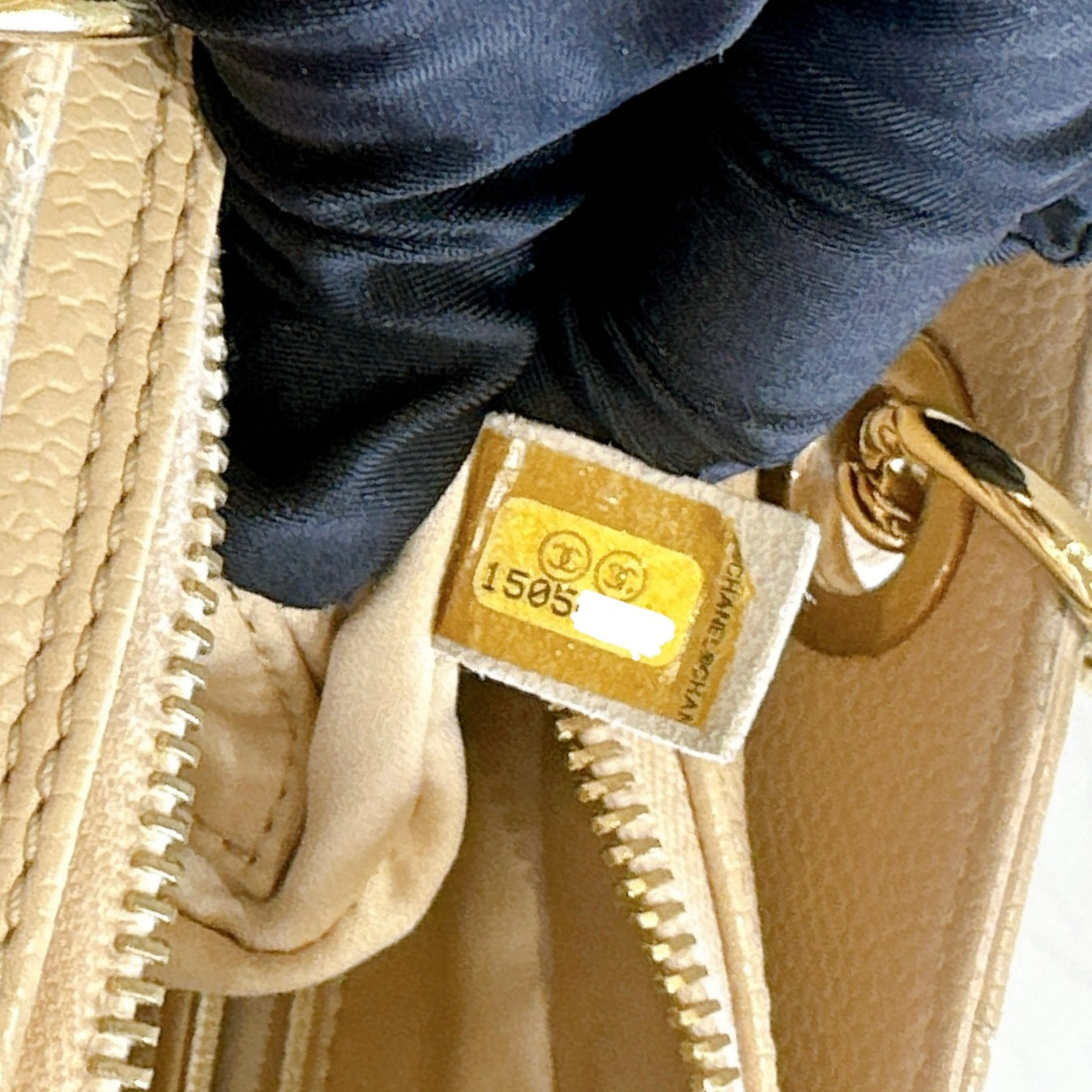 Chanel Petite Timeless Tote in Beige Colour