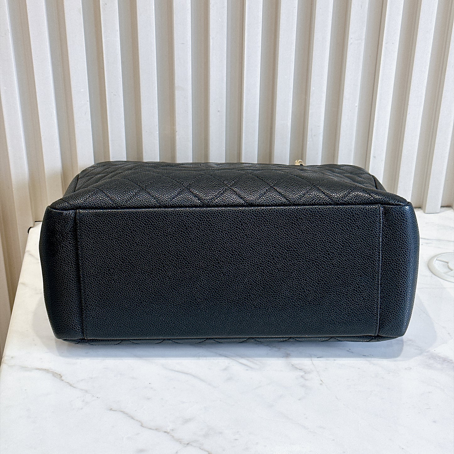 Chanel GST in Black Caviar GHW