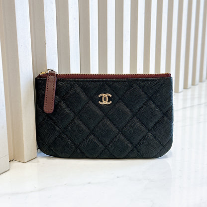 Chanel Mini O Case in Black