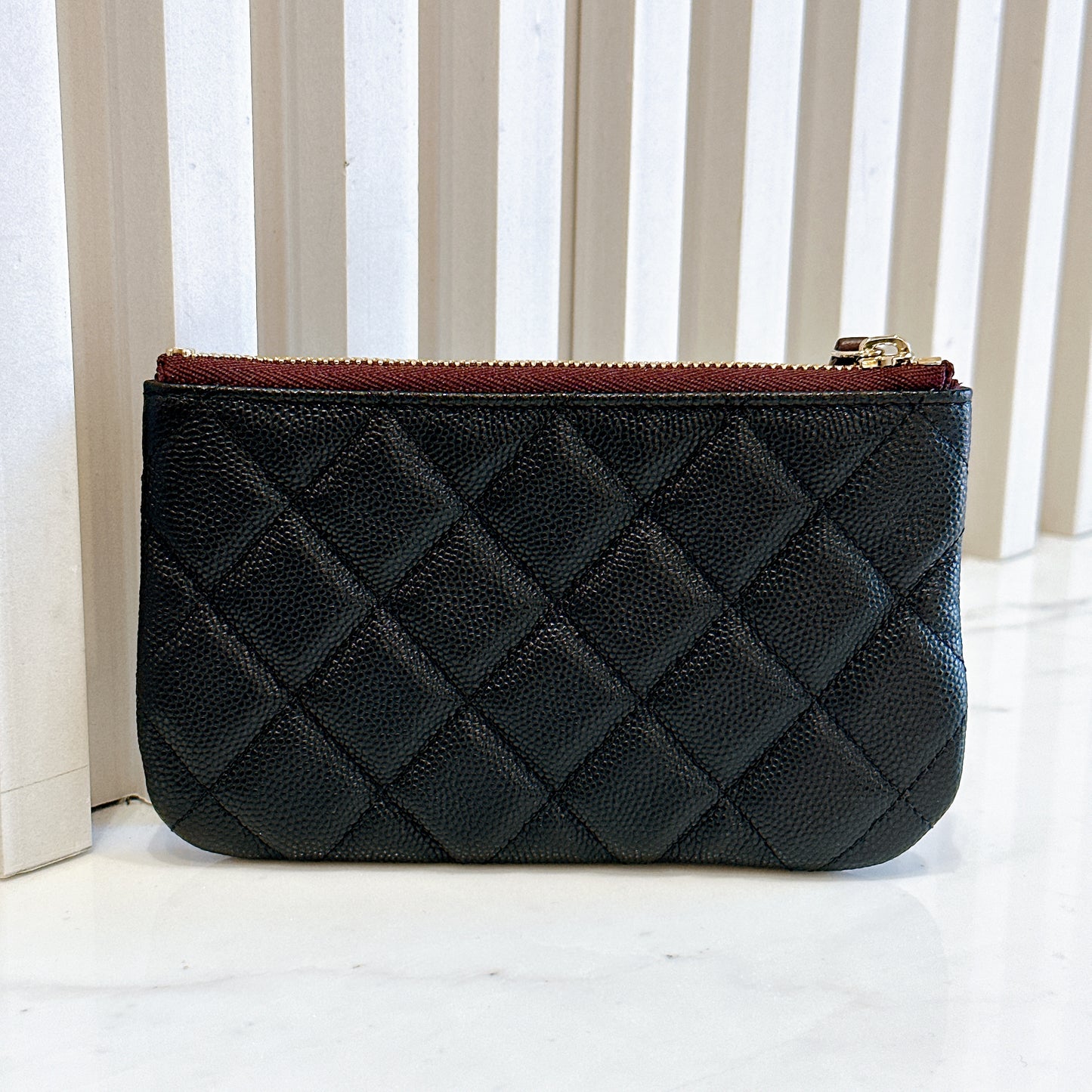 Chanel Mini O Case in Black