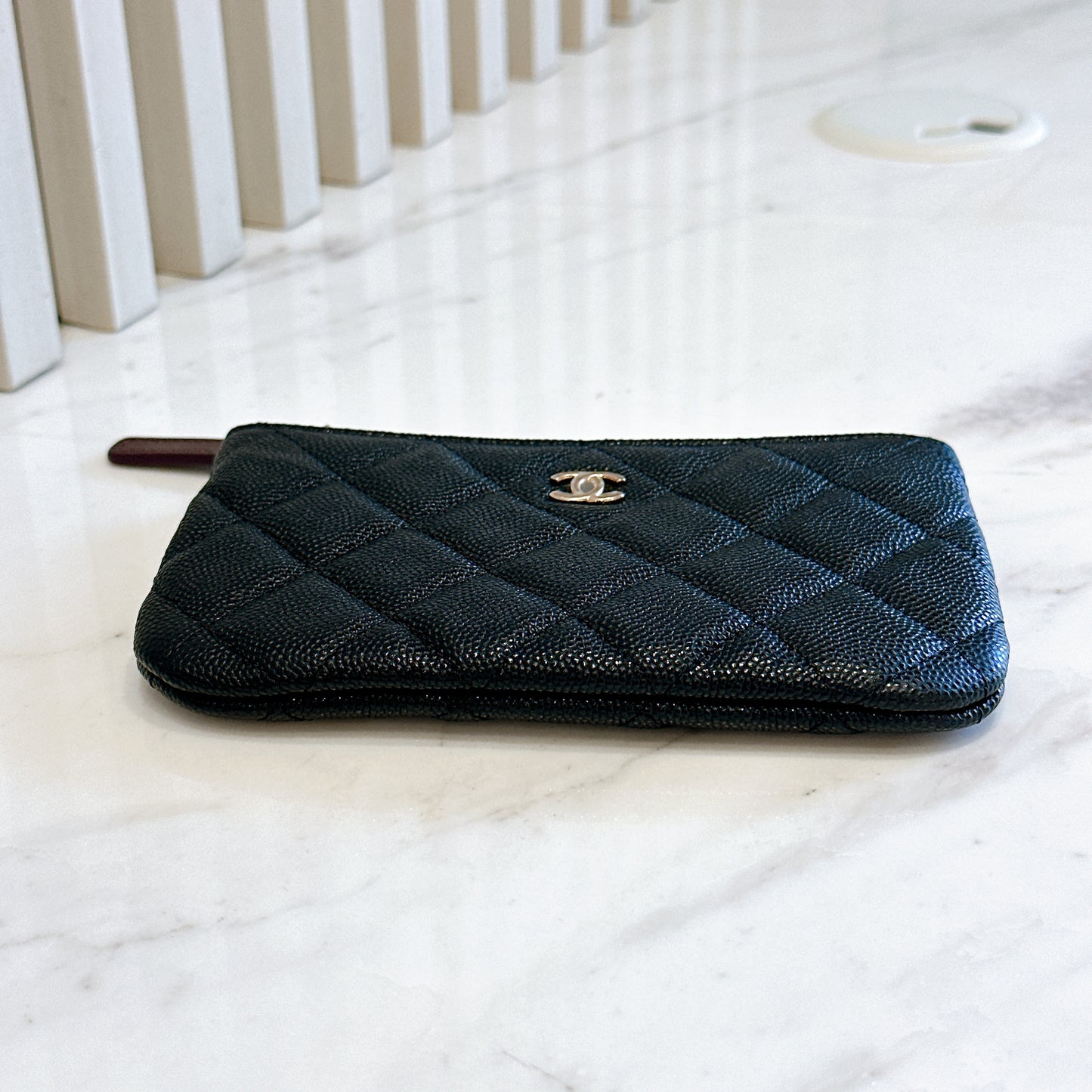 Chanel Mini O Case in Black