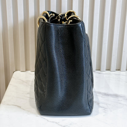 Chanel GST in Black Caviar GHW