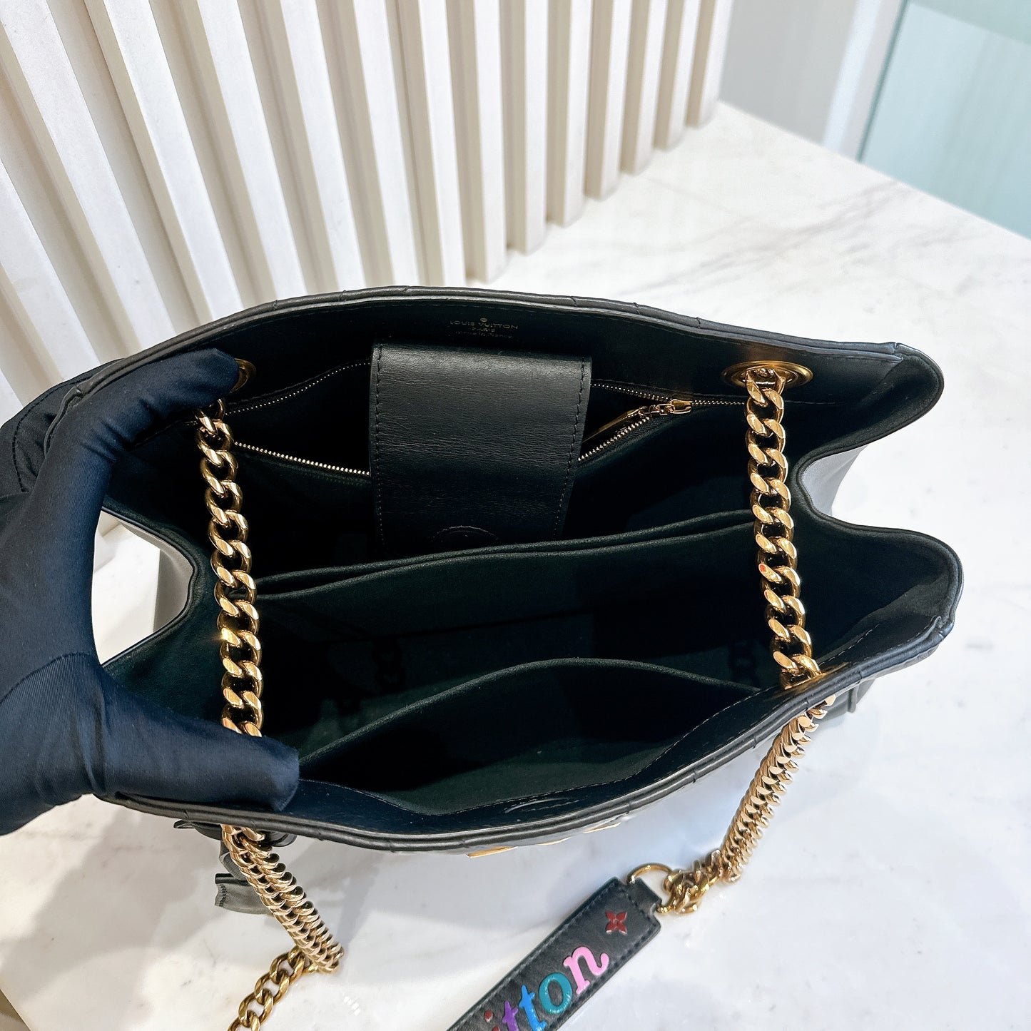 LV New Wave Tote in Black