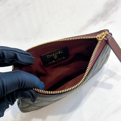 Chanel Mini O Case in Black