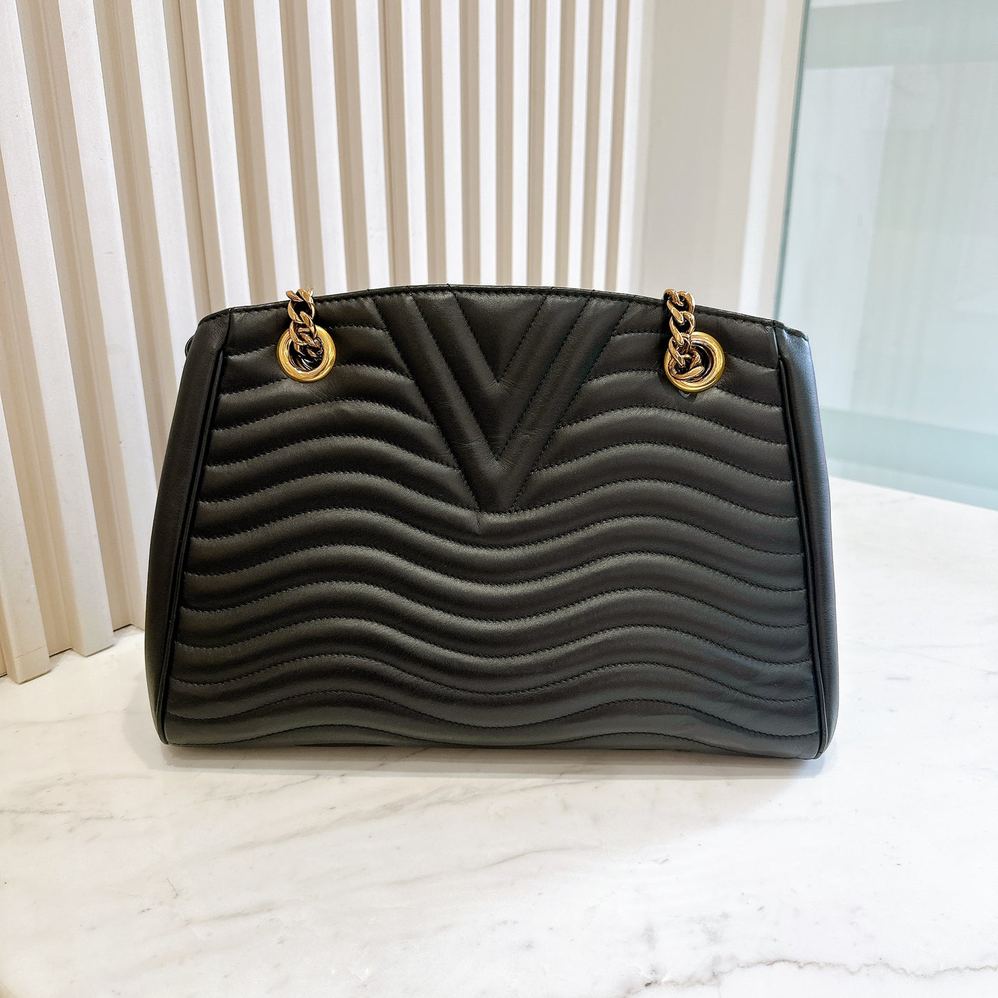 LV New Wave Tote in Black