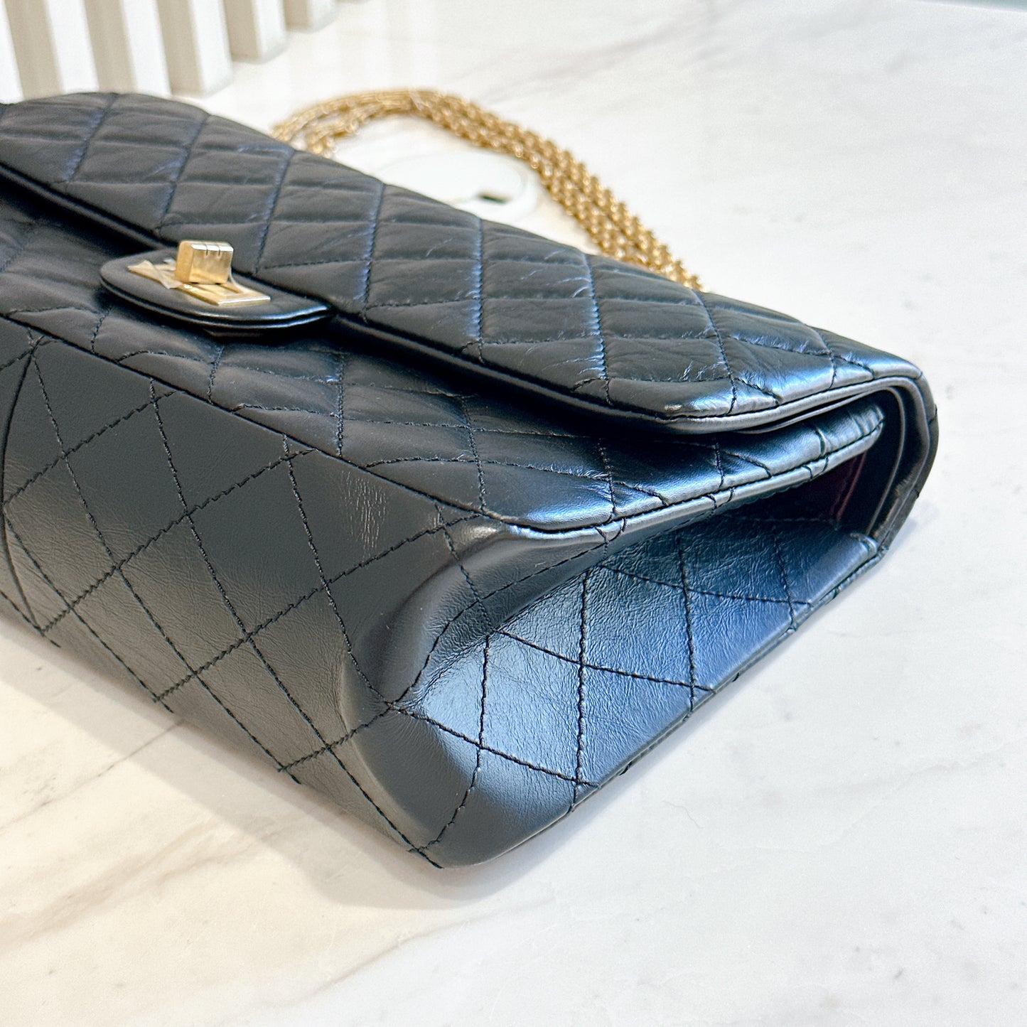 Chanel 2.55 Medium in Black