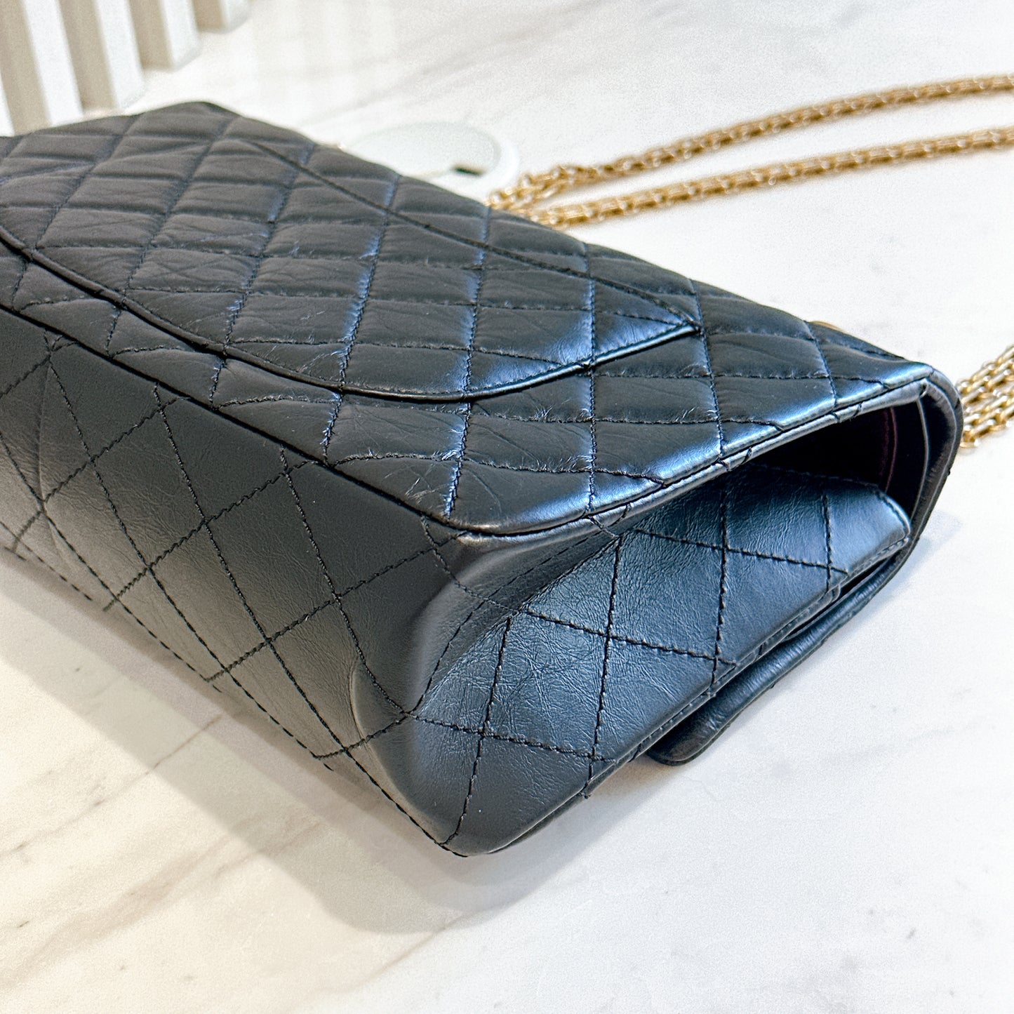 Chanel 2.55 Medium in Black