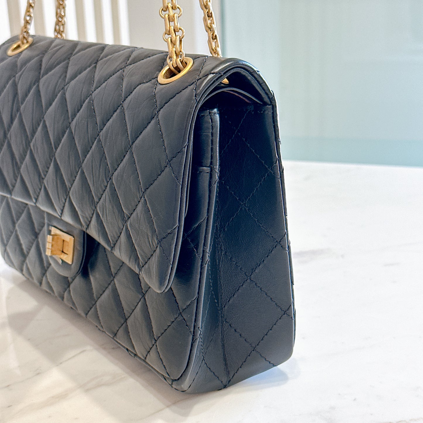Chanel 2.55 Medium in Black