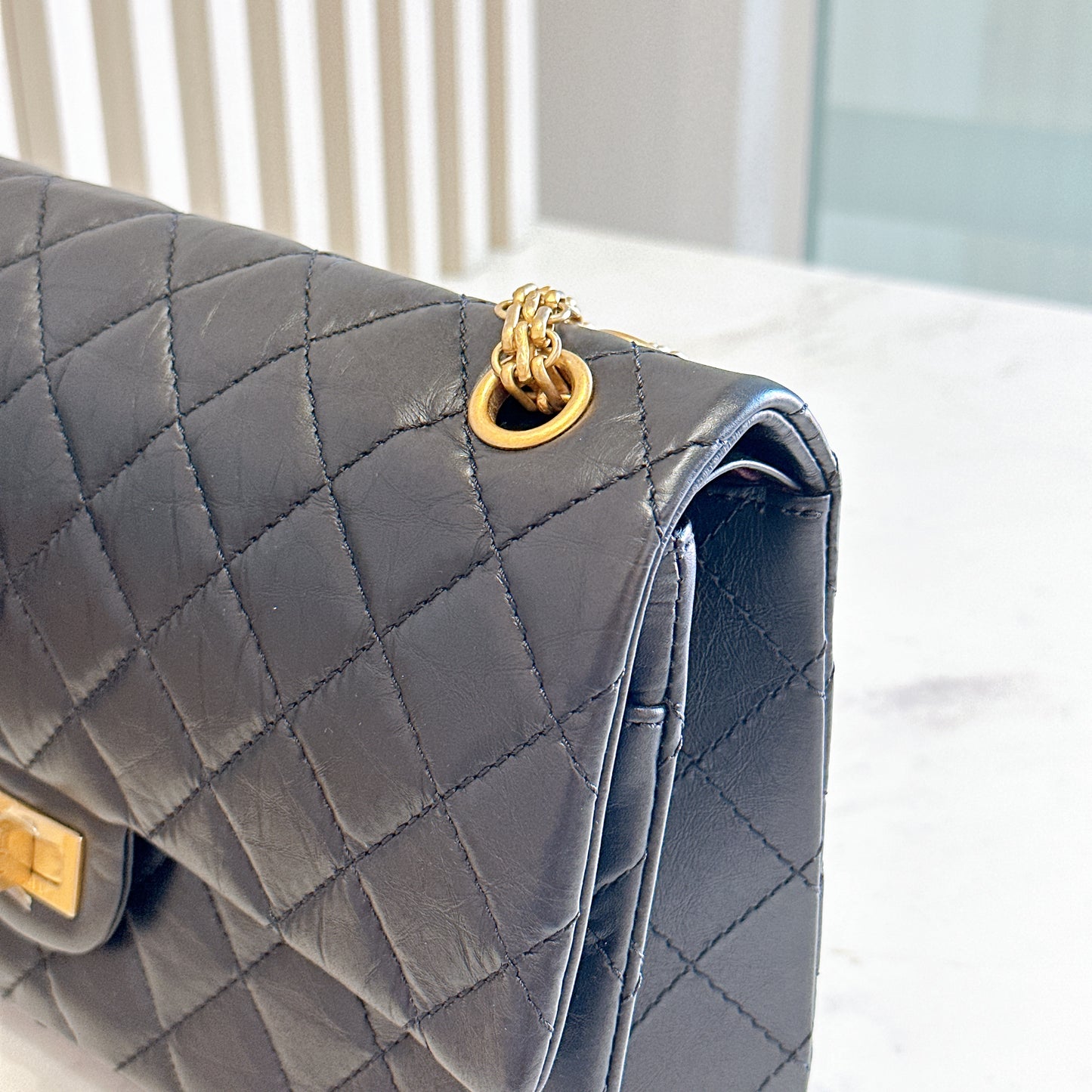 Chanel 2.55 Medium in Black