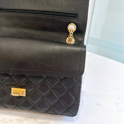 Chanel 2.55 Medium in Black