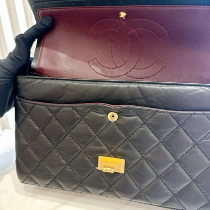 Chanel 2.55 Medium in Black