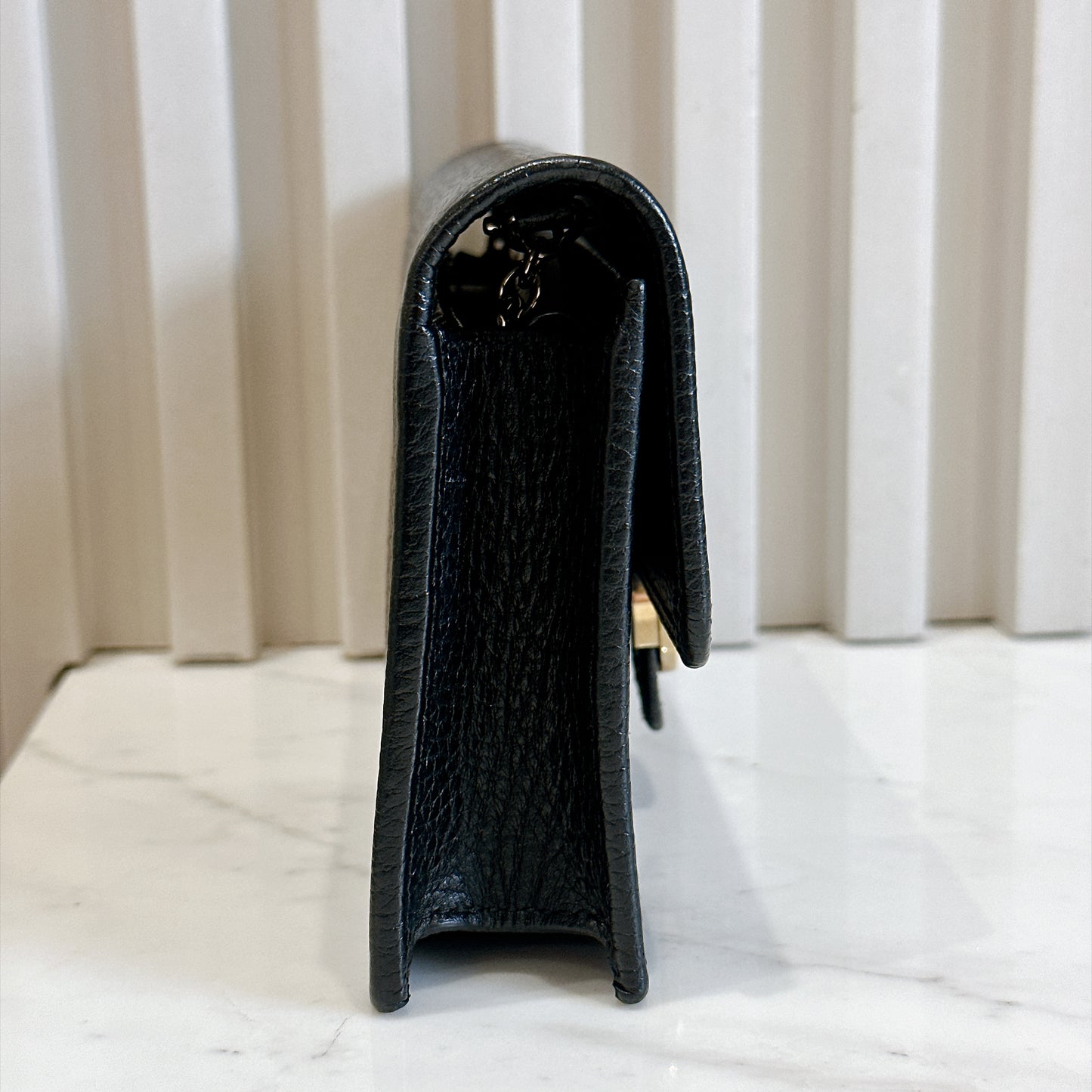 Gucci Interlocking Wallet On Chain in Black